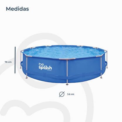 Piscina Circular Estructural Be Splash | Bebesit