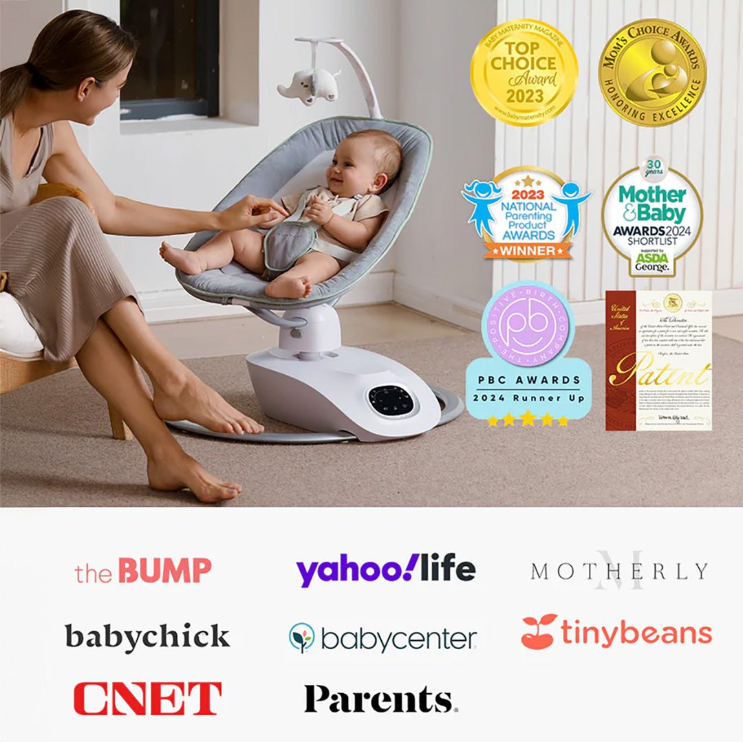Momcozy CocoSway Columpio Eléctrico para Bebé con Movimiento 3D - MOMCOZY - Mini Nuts - Expertos en sillas de auto y coches de paseo