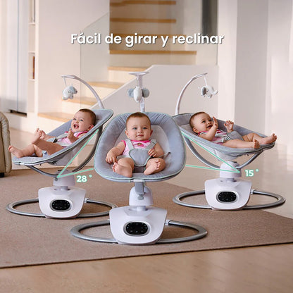 Momcozy CocoSway Columpio Eléctrico para Bebé con Movimiento 3D - MOMCOZY - Mini Nuts - Expertos en sillas de auto y coches de paseo