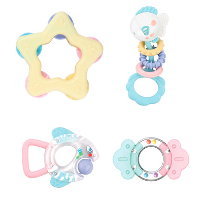 Set 4 Mordedores Pastel - Pez | Huanger