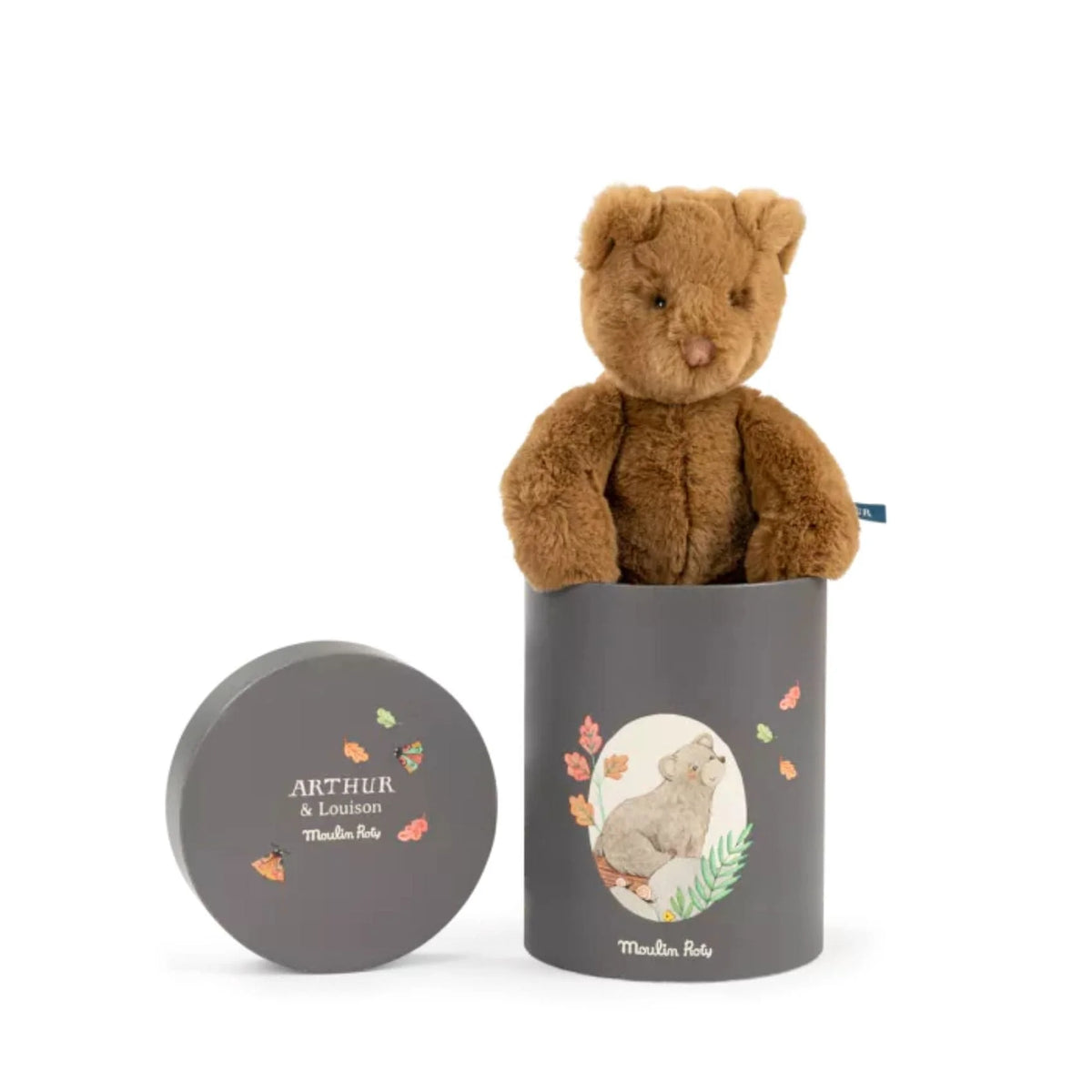 Peluche en Caja Arthur et Louison - Oso | Moulin Roty