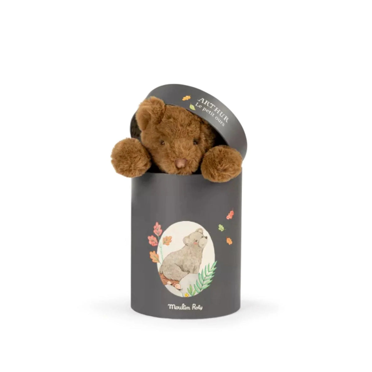 Peluche en Caja Arthur et Louison - Oso | Moulin Roty