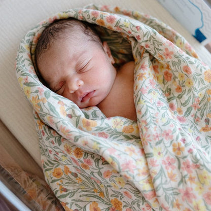 Swaddle - Flores Pastel | Mushie
