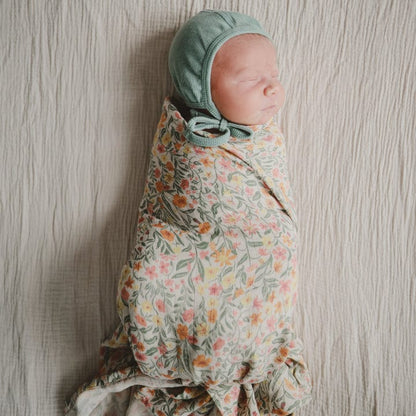Swaddle - Flores Pastel | Mushie