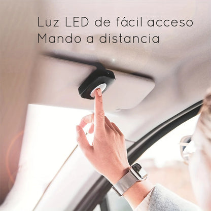 Espejo Retrovisor para Auto con Luces LED y Control Remoto | Bebesit
