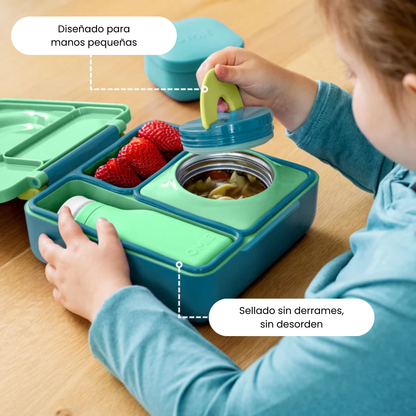 OmieBox® – Lonchera Térmica Infantil con Termo Integrado -  Meadow | Omie