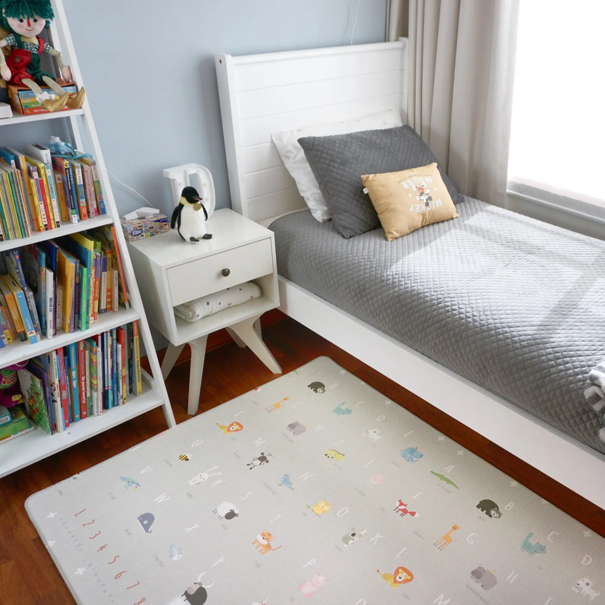 Alfombra de juego reversible y antigolpes Safari Petit | Oruga Kids