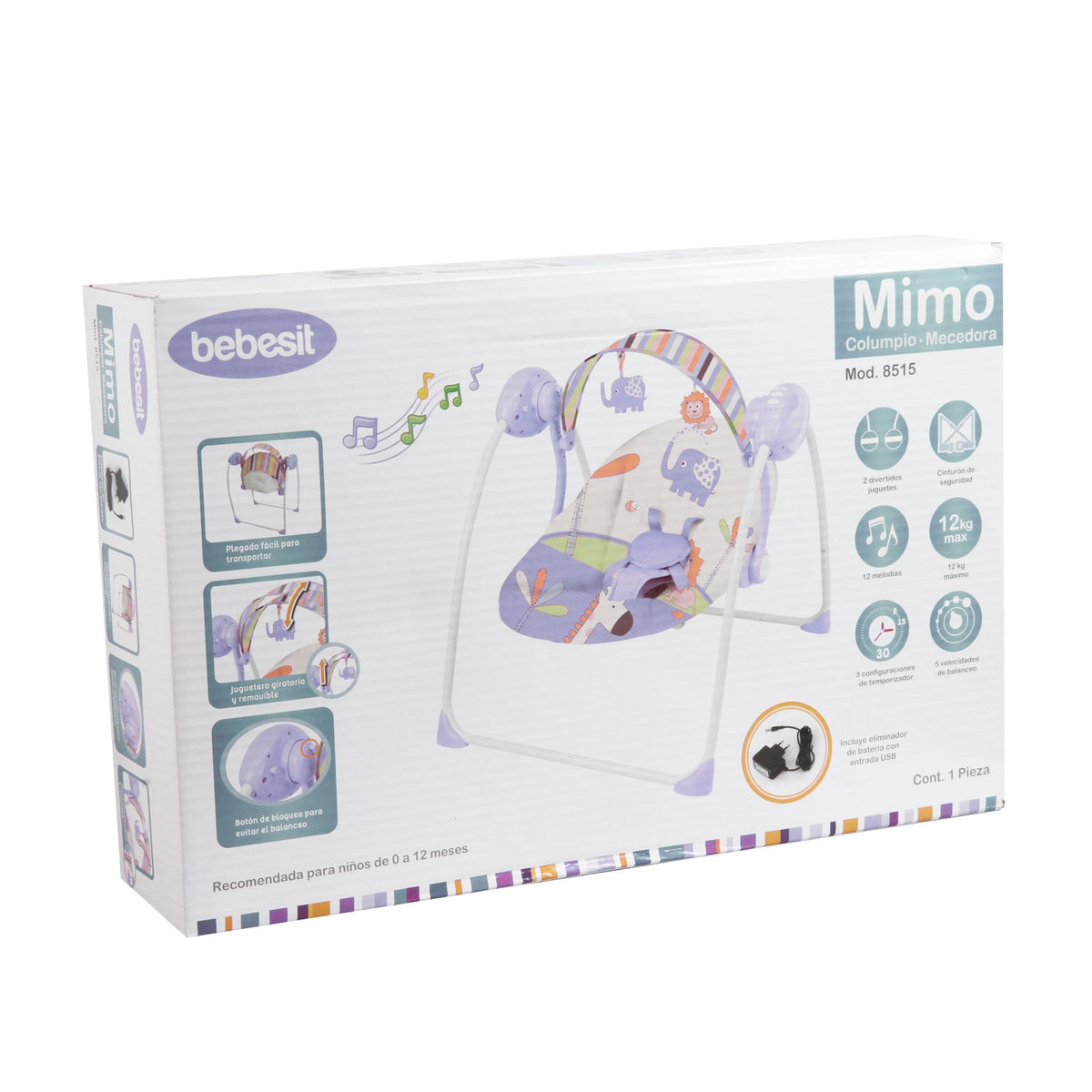 Silla Nido Balancín Columpio Mimo - Celeste | Bebesit