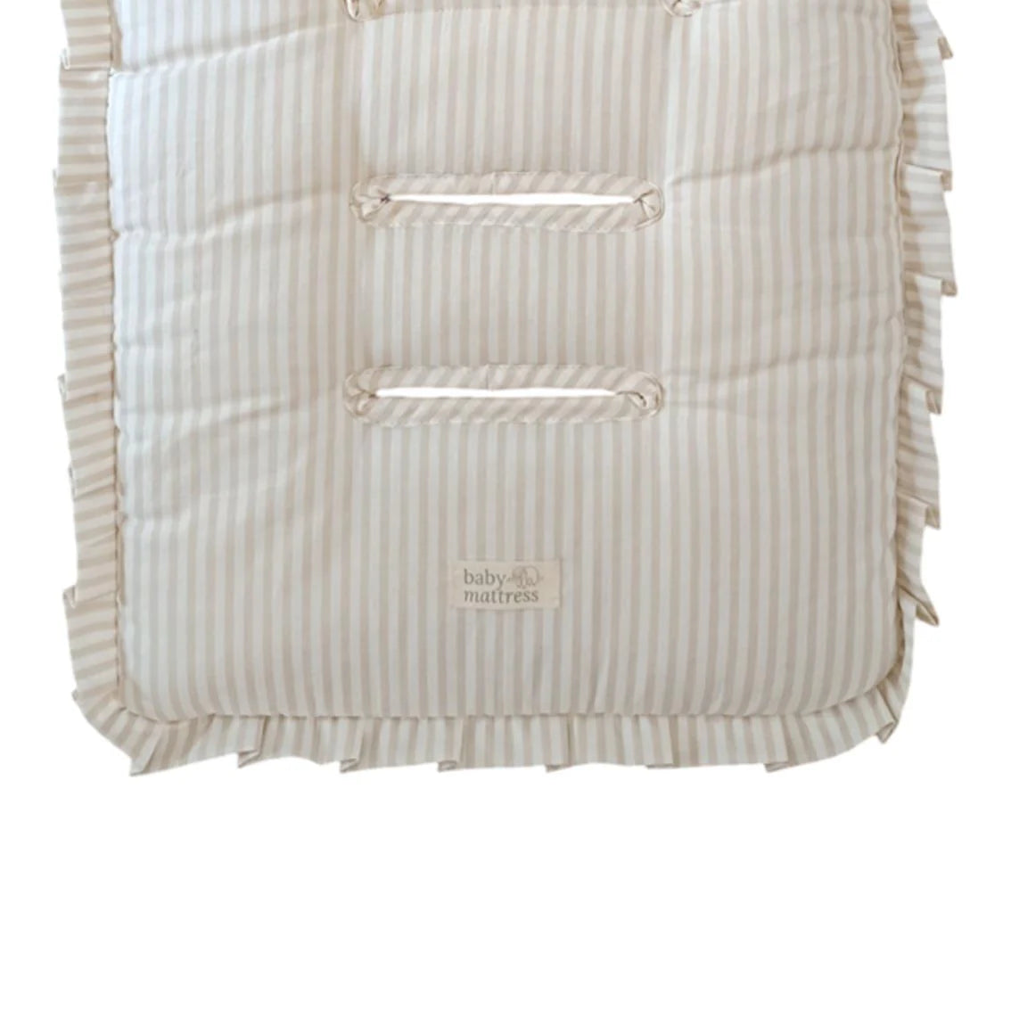 Protector Acolchado para Coche - Beige con Rayas | Baby Mattress