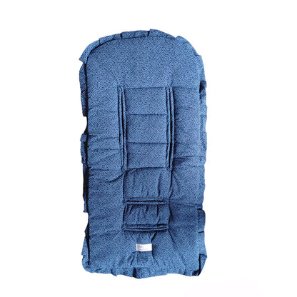 Protector Acolchado para Coche - Flores Azul | Baby Mattress