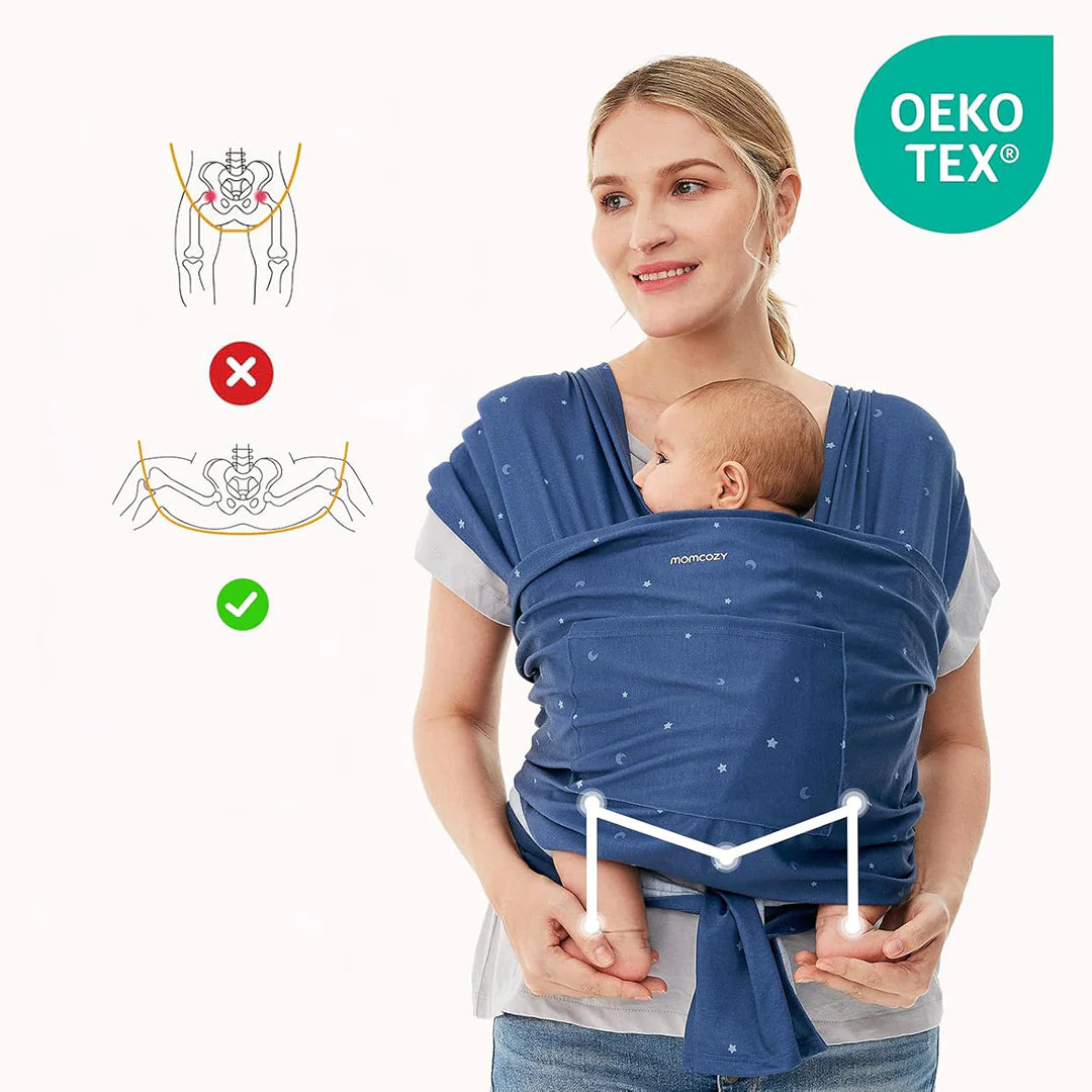 Portabebé Fular - Starry Sky | MomCozy