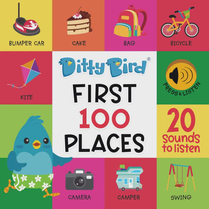 Libro Interactivo Musical - First 100 Places | Ditty Bird