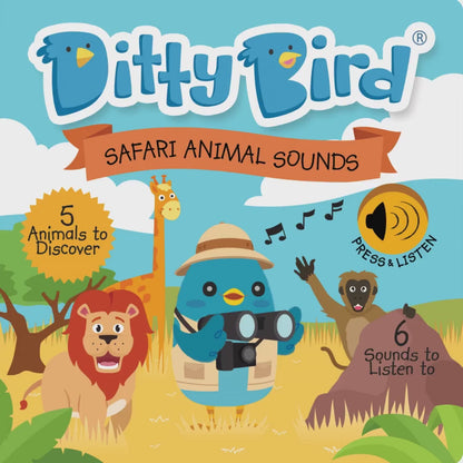 Interactive Musical Book - Safari Animal Sounds