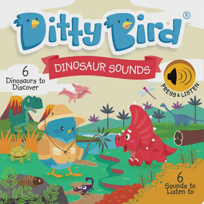 Libro Interactivo Musical - Dinosaur Sounds | Ditty Bird