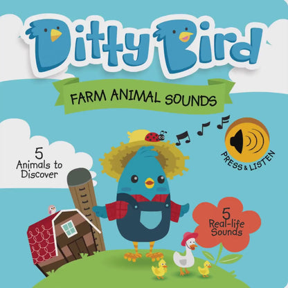 Libro Interactivo Musical - Farm Animal Sounds | Ditty Bird