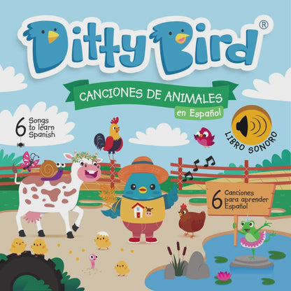 Libro Interactivo - Canciones de Animales en Español | Ditty Bird