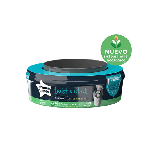 Bolsas de Repuesto para Contenedor de Pañales Sangenic Twist & Click | Tommee Tippee