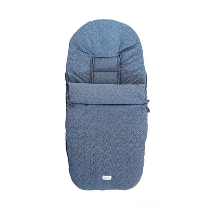 Saco para Coche - Algodón - Flores Azules | Baby Mattress