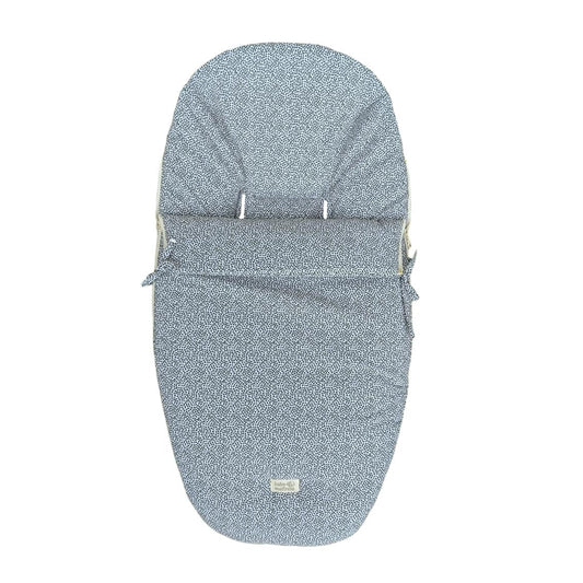Saco para Coche - Algodón - Flores Oliva | Baby Mattress