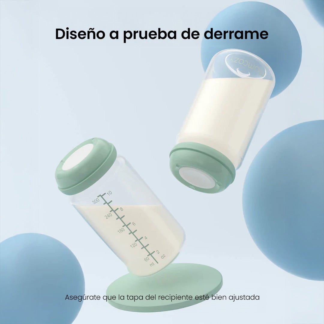 Set de 4 biberones de almacenamiento - MOMCOZY - Mini Nuts - Expertos en sillas de auto y coches de paseo