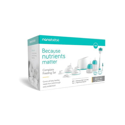 Set Completo de Alimentación para Recién Nacido - Turquesa | Nanobebé