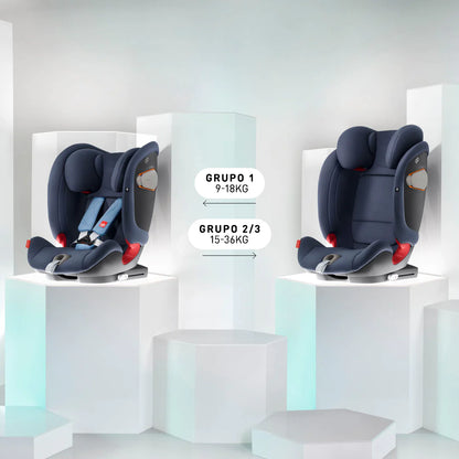 Silla de Auto Combinada Everna-Fix - London Grey | GB