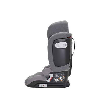 Detalle de protección lateral e isofix de Silla de auto Combinada Pockit Armor de GB
