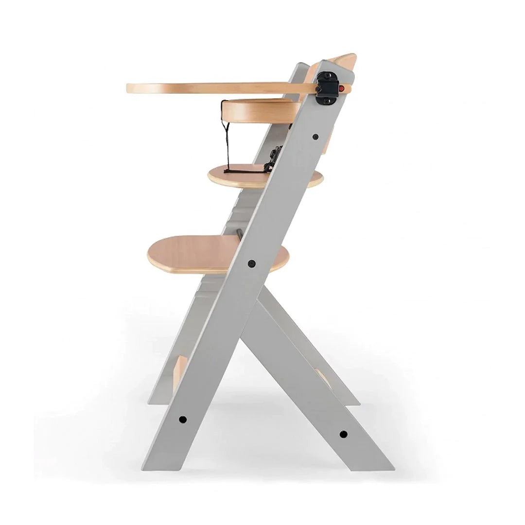 Silla de Comer Evolutiva Enock - Madera / Gris | Kinderkraft