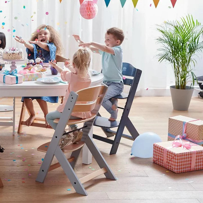 Silla de Comer Evolutiva Enock - Madera / Blanco | Kinderkraft