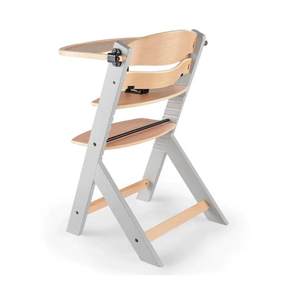 Silla de Comer Evolutiva Enock - Madera / Gris | Kinderkraft