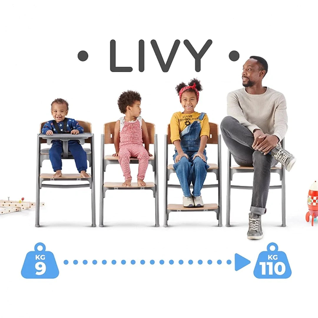 Silla de Comer Livy - Madera | Kinderkraft