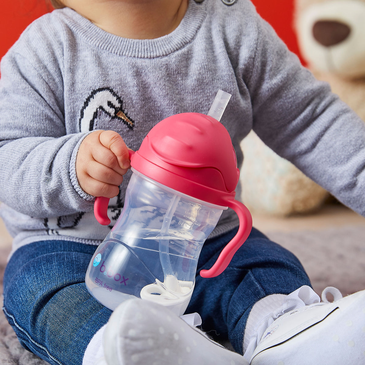 Vaso Sippy - Raspberry | b.box