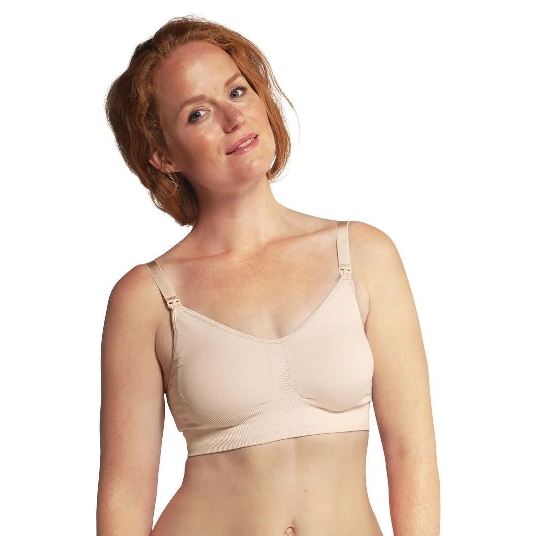 Sostén de Lactancia sin Costuras - Beige | Carriwell