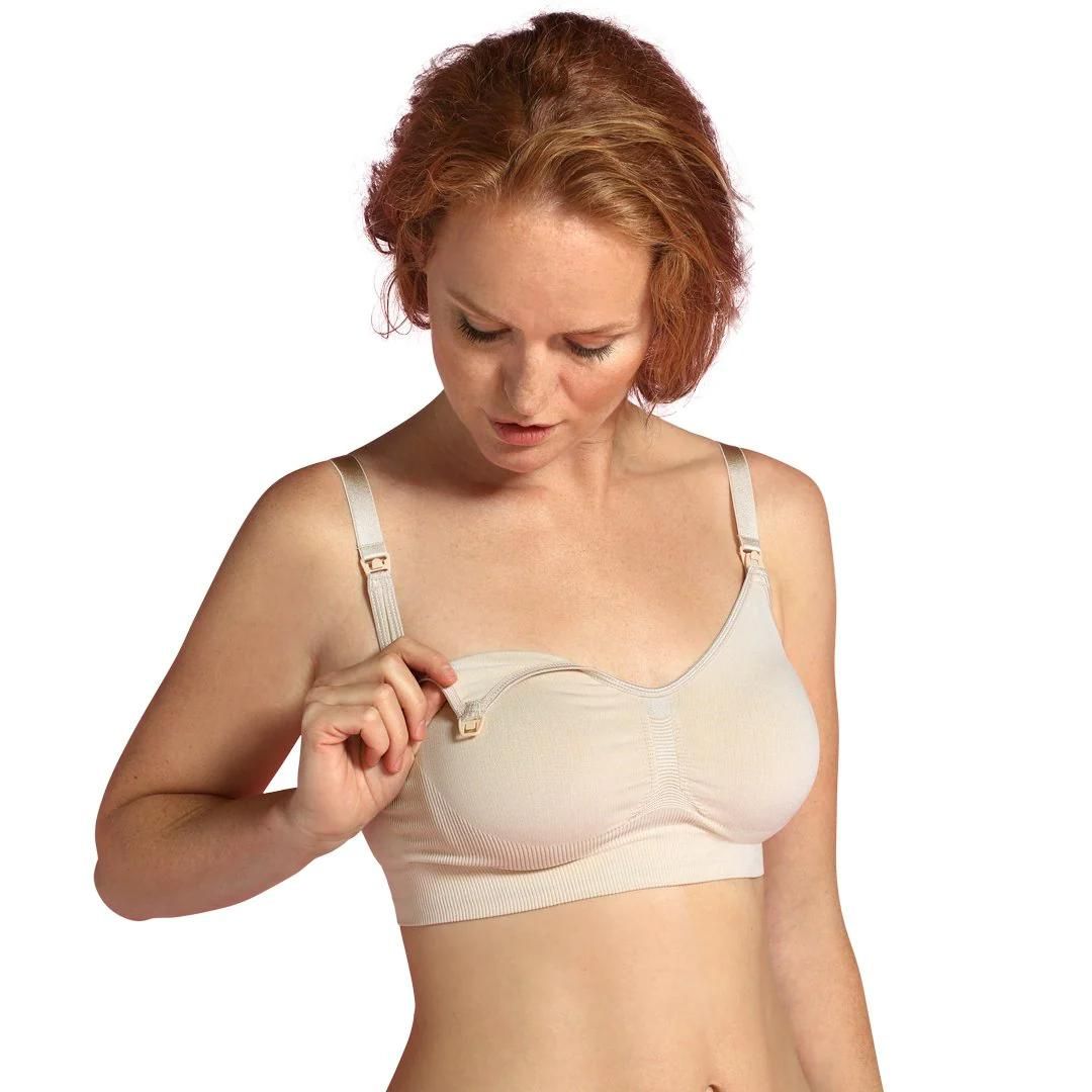 Sostén de Lactancia sin Costuras - Beige | Carriwell