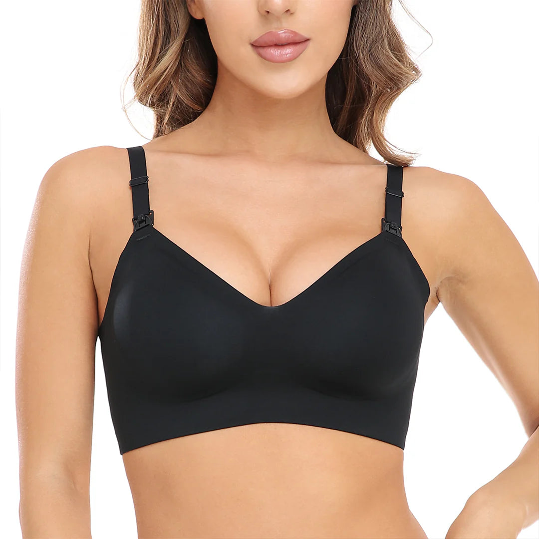 Sostén de Lactancia Ultra Suave -  Negro | MomCozy