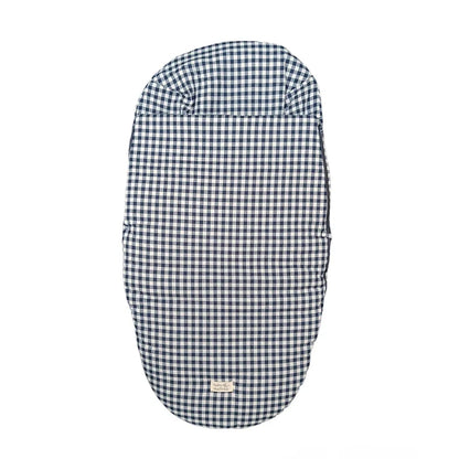 Saco para Coche - Algodón - Vichy Azul | Baby Mattress
