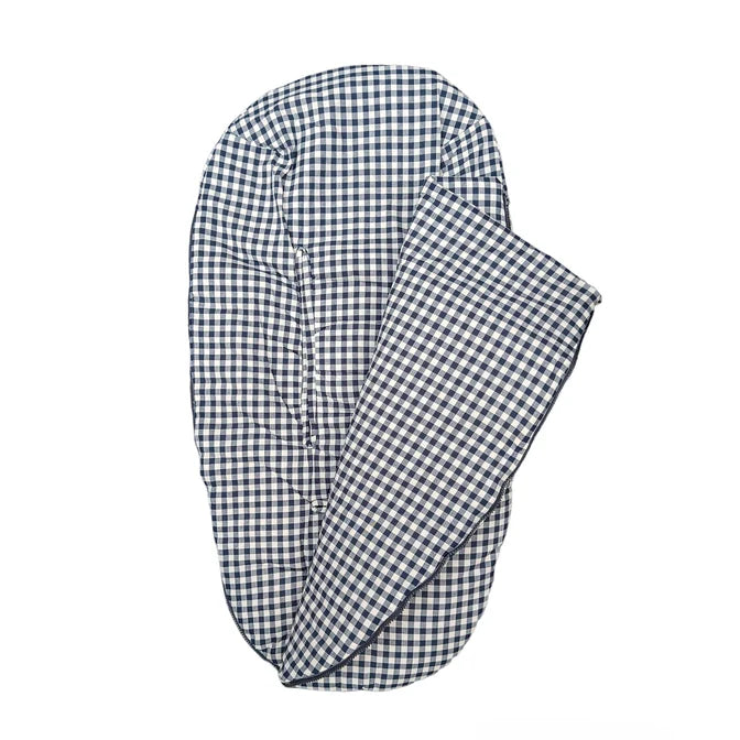 Saco para Coche - Algodón - Vichy Azul | Baby Mattress