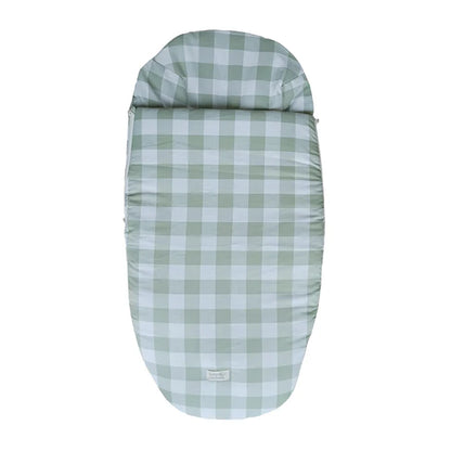 Saco para Coche - Algodón - Vichy Verde | Baby Mattress