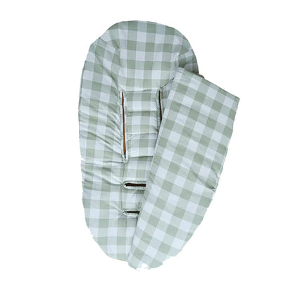 Saco para Coche - Algodón - Vichy Verde | Baby Mattress