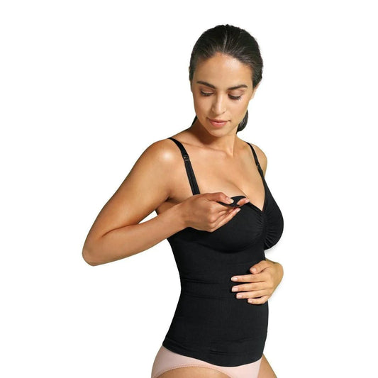 Top Reductor sin Costuras de Lactancia - Negro | Carriwell