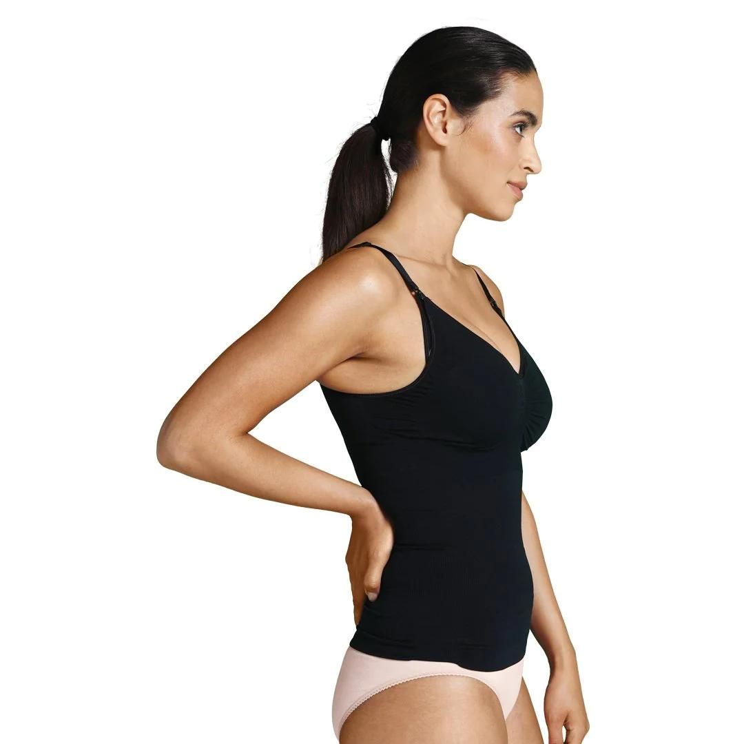 Top Reductor sin Costuras de Lactancia - Negro | Carriwell