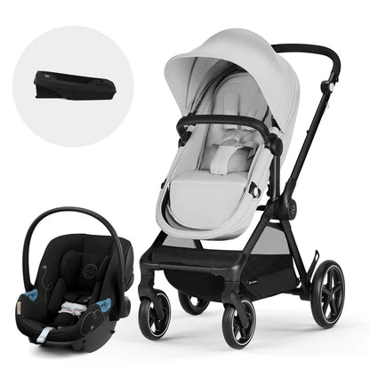 Travel System: EOS 2 en 1 + Silla Aton G + Base G - Lava Grey [One Box] | CYBEX