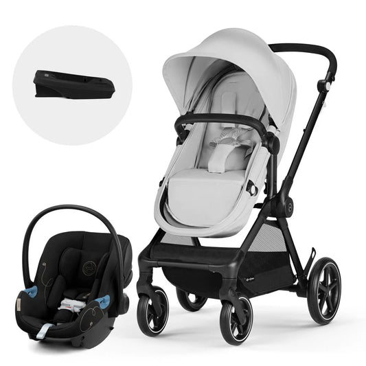Travel System: EOS 2 en 1 + Silla Aton G + Base G - Lava Grey [One Box] | CYBEX