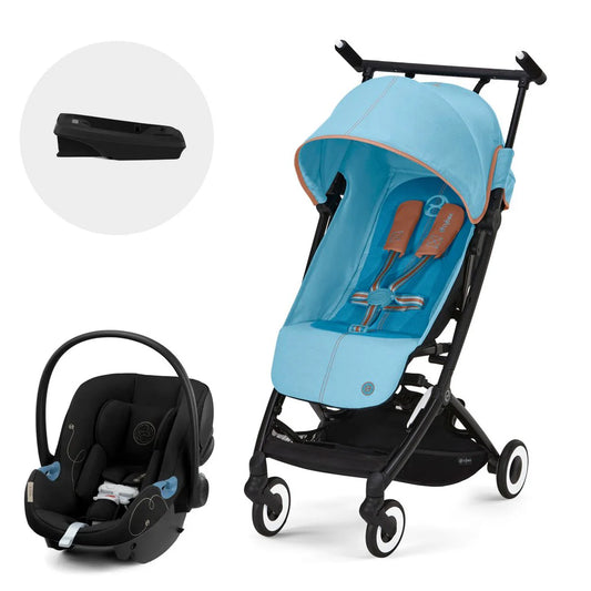 Travel System: Coche Libelle + Silla Aton G + Base G - Beach Blue | CYBEX