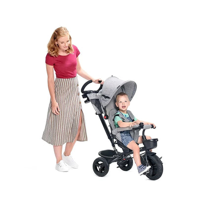 Triciclo 3 en 1 Aveo - Gris | Kinderkraft