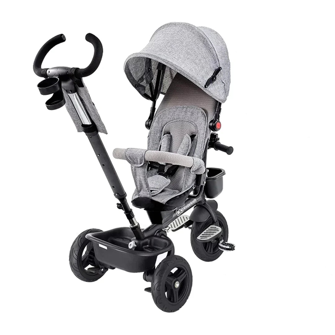Triciclo 3 en 1 Aveo - Gris | Kinderkraft