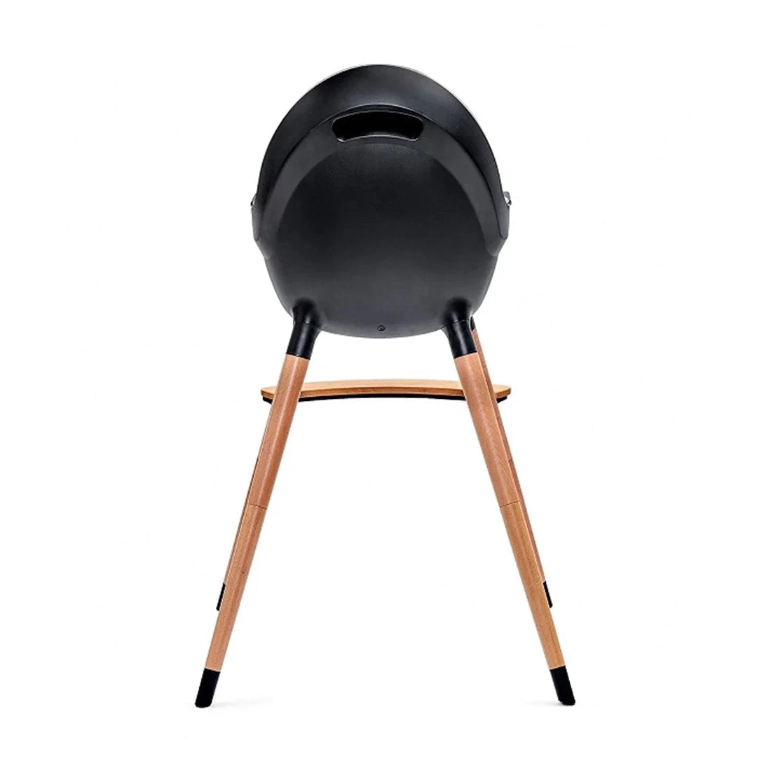 Silla De Comer 2 en 1 Fini - Negra | Kinderkraft