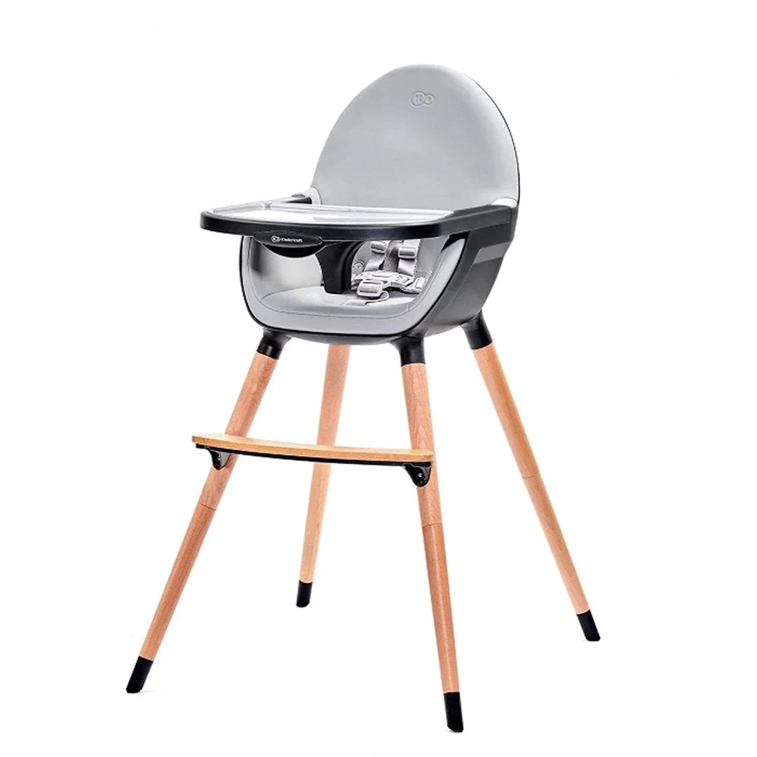 Silla De Comer 2 en 1 Fini - Negra | Kinderkraft