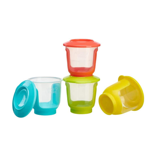 Pack de 4 Pocillos de Almacenamiento - 120ml | Vital Baby