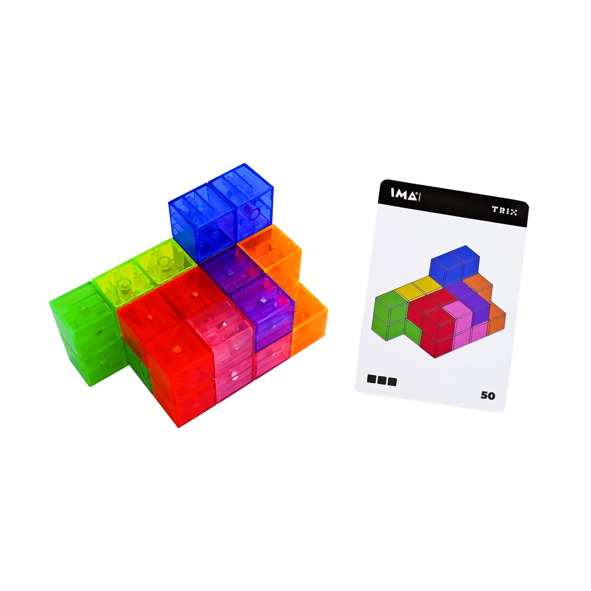 Imatrix - 7 Piezas - Cubos Magnéticos | Imanix